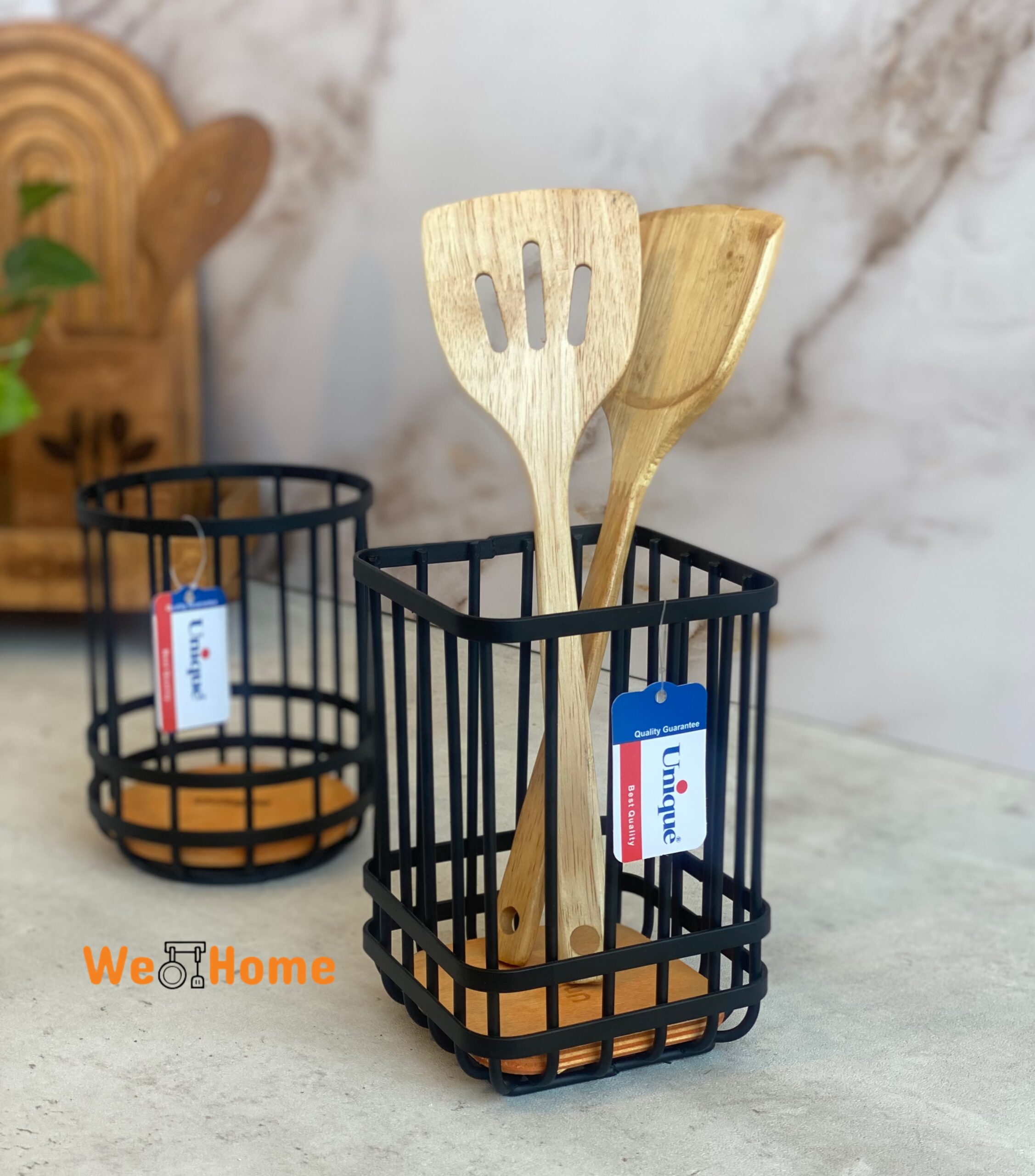 photo-output استند کفگیر چوب و فلز یونیک - تصویر 1